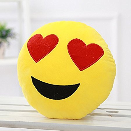 Pawriot Soft Plush Smiley Pillow Toy for Pets – Fun & Cozy Cushion (30 cm)