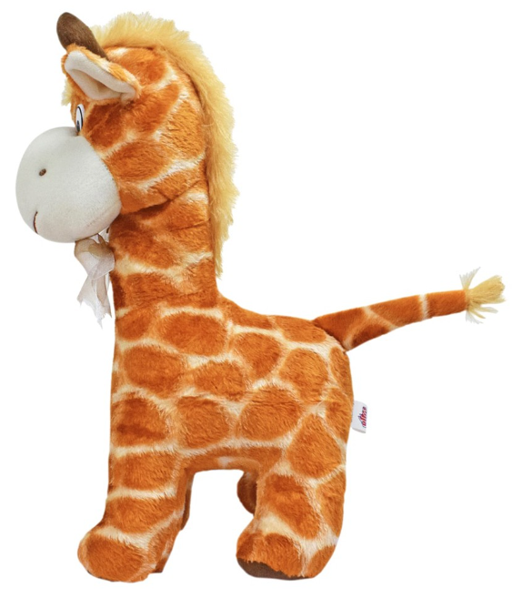 Pawriot Brown & White Standing Giraffe Plush Toy – Perfect Play & Cuddle Companion for Pets