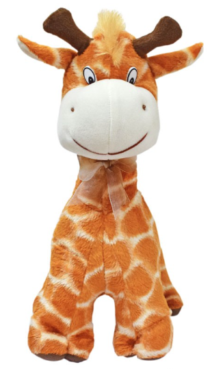 Pawriot Brown & White Standing Giraffe Plush Toy – Perfect Play & Cuddle Companion for Pets